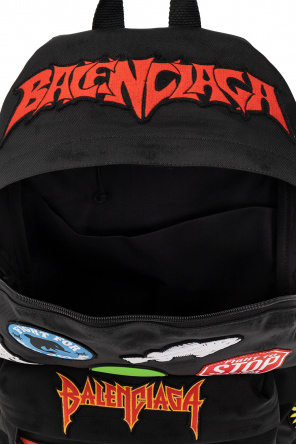 VIP【関税送料無料】希少 BALENCIAGA BACKPACKS Black Kids logo - SchaferandweinerShops Bonaire - print